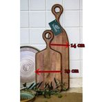 NORDIC STYLE & KEUKENWOOD Koyu Ceviz Kesme Ve Servis Tahtası 13 Cmx 50 Cm- 15cmx36 Cm 2 Adet