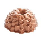 Nordicware kek kalıbı, alüminyum, 1 birim, alüminyum, Kahverengi, 26,4 x 9,3 x 26,4 cm