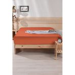 Nordqueen %100 Pamuk 180x200 Çift Kişilik Lastikli Çarşaf Kiremit