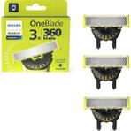 Norelco Oneblade 360 Bıçaklar, Oneblade Elektrikli Tıraş Makinesi ve Düzeltici Için Orijinal Y
