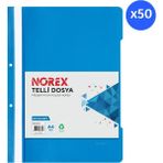 Norex Telli Dosya Mavi 50'li ROYALEKS-DER.UL50T-130