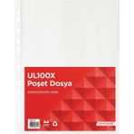 Norex UL100X 100 Adet Şeffaf A4 Poşet Dosya 210 x 297 mm Ölçülerle İdeal Arşivleme Çözümü
