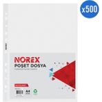 Norex UL100X A4 Poşet Dosya 500'LÜ Paket
