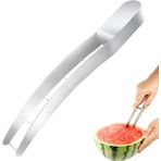Norhogo Karpuz kesici, paslanmaz çelik karpuz kesici, çok fonksiyonlu mutfak aleti, karpuz bıçağı, ananas kesici, kavun, papaya, ejderha meyvesi için meyve kesici