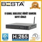 Norino 8 Kanal 5 Mp Kablosuz Wifi Hibrit Dvr Kayıt Cihazı KD-7008W