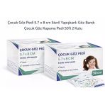 Norino Çocuk Göz Pedi 5.7 X 8 Cm Steril Yapışkanlı Göz Bandı Desenli Çocuk Göz Kapama Pedi 50’Li 2 Kutu