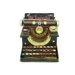 Norino Dekoratif Metal Daktilo Biblo Vintage Hediyelik