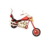 Norino Dekoratif Metal Motosiklet Vintage Biblo Ev Ofis Hediyelik
