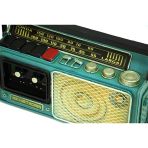 Norino Dekoratif Metal Radyo Kumbara Vintage Biblo Hediyelik