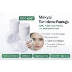 Norino Makyaj Temizleme Pamuğu 1000 Adet Disk Pamuk Cilt Temizleme Pedi
