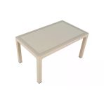Norino Mandella 90X150 Elit Rattan Masa (Camlı) Çölbeji