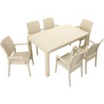 Norino Mandella Elit Rattan 90X150 Elit Koltuk Masa Takımı Çölbeji - BELİRTİLMEMİŞ