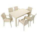 Norino Mandella Elit Rattan 90X150 Zeus Koltuk Masa Takımı Çölbeji