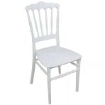 Norino Mandella Silver Sandalye Napolyon (4 Adet) Beyaz