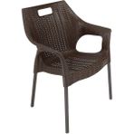 Norino Mandella Star Rattan Koltuk (6 Adet) Kahverengi - BELİRTİLMEMİŞ