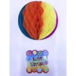 Norino Parti Malzemeleri Kağıt Süs Happy Birthday Dekor 55 Cm