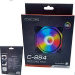 Norino Rgb 3 Renk Rainbow Gökkuşağı 12 cm Kasa Geniş Fan Concord C-894
