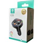 Norino Rgb Renkli Araba Fm Mp3 Çalar Kablosuz Bluetooth 5.0 C25
