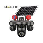 Norino Solar 4g 3 Mp + 3mp + 3mp 3 Kameralı Kablosuz Güvenlik Kamerası BS-55G