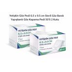 Norino Yetişkin Göz Pedi 6.5 X 9.5 Cm Steril Yapışkanlı Göz Bandı 50’Li 2 Kutu Göz Kapama Pedi