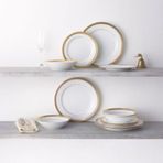 Noritake Crestwood Gold 85 Parça Yemek Takımı