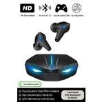 Noriyen K55 Tws Pro Oyuncu Kulaklığı 3D Stereo Ses Extra Bass Işıklı Mikrofonlu Bluetooth Kablosuz Kulaklık