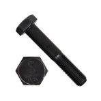 Norm 12x100 mm 8.8 Yarım Paso 931 Siyah 3 Adet Altı Köşe Çelik Civata