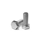Norm 6x40 mm 8.8 Tam Paso 933 Beyaz 10 Adet Altı Köşe Çelik Civata