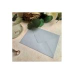 Norm Design 50 Adet Gri Davetiye Zarfı, Kaliteli Mektup Zarf 13X18 Cm (110Gr)