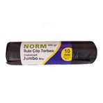 Norm Endüstriyel Jumbo 2 Kat - Siyah - 400 Gr - 80 X 110 Cm / 3 Rulo Çöp Torbası Poşeti