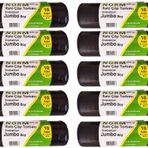 Norm Endüstriyel Jumbo Çöp Torbası Poşeti - 2 Kat - Siyah - 500 Gr. - 80 x 110 Cm. / 10 Rulo