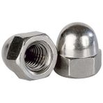 Norm Kaplamalı Metrik 10 mm Beyaz 10'lu Paket Kör Somun