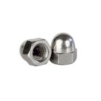 Norm Kör Somun Kaplamalı Metrik 4 Mm Beyaz 20'lu Paket