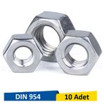 Norm M10 Metrik Çelik Somun Paket 10 Adet