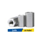 Norm M10X40 Metrik Uzatma Somun Paket 10 Adet