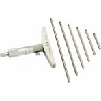 Normadia 0-150MM, 0,01'' Derinlik Mikrometresi, Hassas Ölçüm Aracı - Seçenek 1