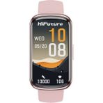 Normadia 1.47” Akıllı Bileklik, Bluetooth 5.2, Su Geçirmez, Nabız ve Spor Modu - Seçenek 1 - Ahşap - Bej