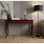Normadia 110 cm Masif Lükens Bordo Modern Dresuar, Şık ve Dayanıklı Tasarım - Amber