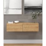 Normadia 120CM Uzunlukta Şık Modern Dresuar Konsol, Ev ve Ofis Için Ideal - Ahşap - Ceviz