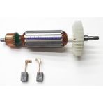 Normadia 250W Makita Tipi Ga 4530 Endüvi Rotor Kollektör ve Kömürü Seti - Seçenek 1