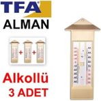 Normadia 3’lü Set Plastik Max-Min Alkollü Termometre, Pratik ve Güvenilir Kullanım - Seçenek 1