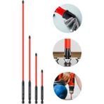 Normadia 4 Parça Mıknatıslı Bits Uç Seti, Çok Boyutlu ve Dayanıklı 30/20/15/10 cm - Seçenek 1