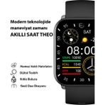 Normadia 48MM Islamik Akıllı Saat, Alüminyum Kasa ve Silikon Kordon - Seçenek 1 - Ahşap