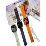 Normadia 49MM Akıllı Saat, 2.08" Ekran, Vidalı Kordon, Max S8 Ultra Max - Seçenek 1 - Altın - Gümüş - Bakır
