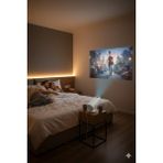 Normadia 4K Taşınabilir Projeksiyon, Wi-Fi Destekli, Ultra Hd Akıllı Projektör - 1BW-Beyaz