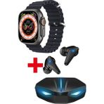 Normadia 8 Ultra Akıllı Saat ve Bluetooth Kulaklık Seti, Siyah, 2.02 Inç - Seçenek 1 - Açık Bej