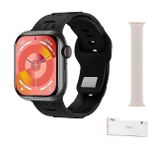 Normadia 9mini 35MM Siyah Mat Kasa Amoled Akıllı Saat - Seçenek 1 - Ahşap