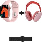 Normadia Akıllı Saat ve Bluetooth Kulaklık Ikili Paket, Ekstra Kordon Hediye - Seçenek 1 - Ahşap - Bej