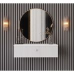 Normadia Beyaz Mdf Duvara Monte Kapaklı Dolap 69 Cm, Şık ve Fonksiyonel Tasarım