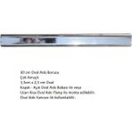 Normadia Çok Amaçlı Oval Askı Borusu 30 Cm, Parlak Metal, Mutfak, Banyo, Vestiyer - Seçenek 1 - Altın